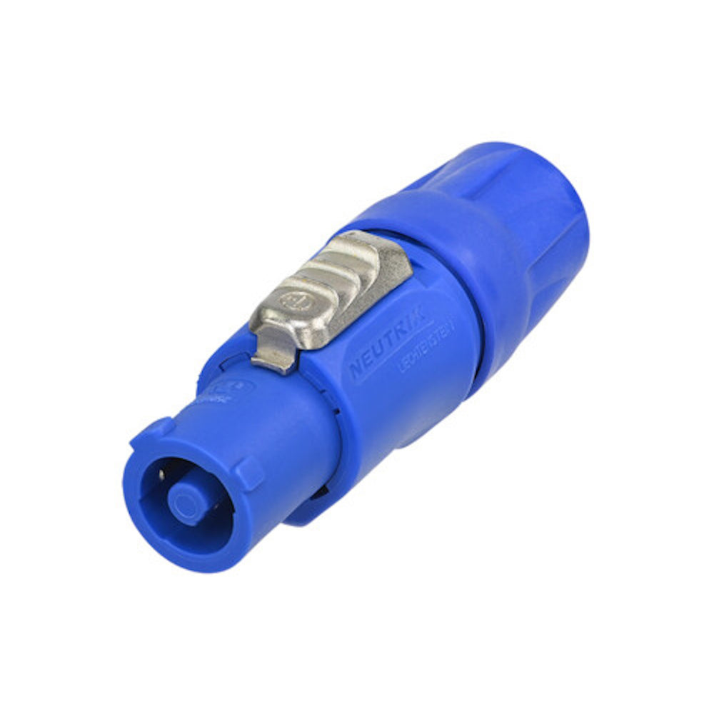 Neutrik NAC3FCA - Lockable cable connector, power-in, screw terminals, blue