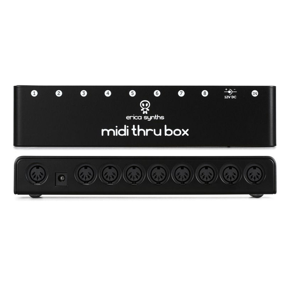 Erica Synths Midi Thru Box Zero Latency 1 Midi In To 8 Midi Thru Splitter