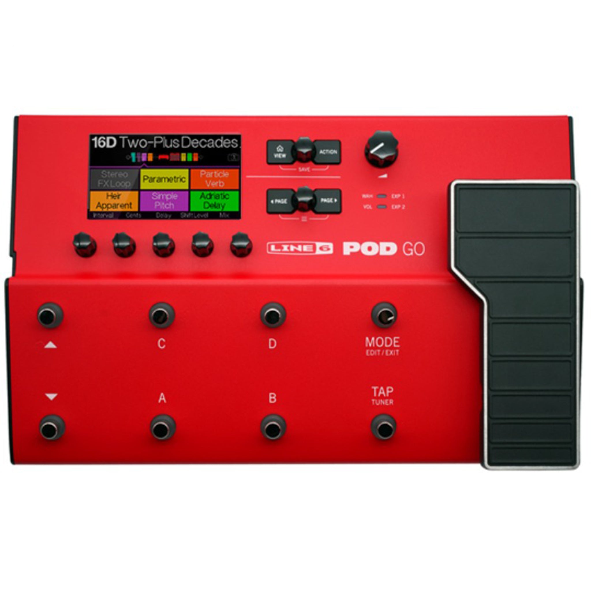 LINE6 POD GO LIMITED EDITION RED
