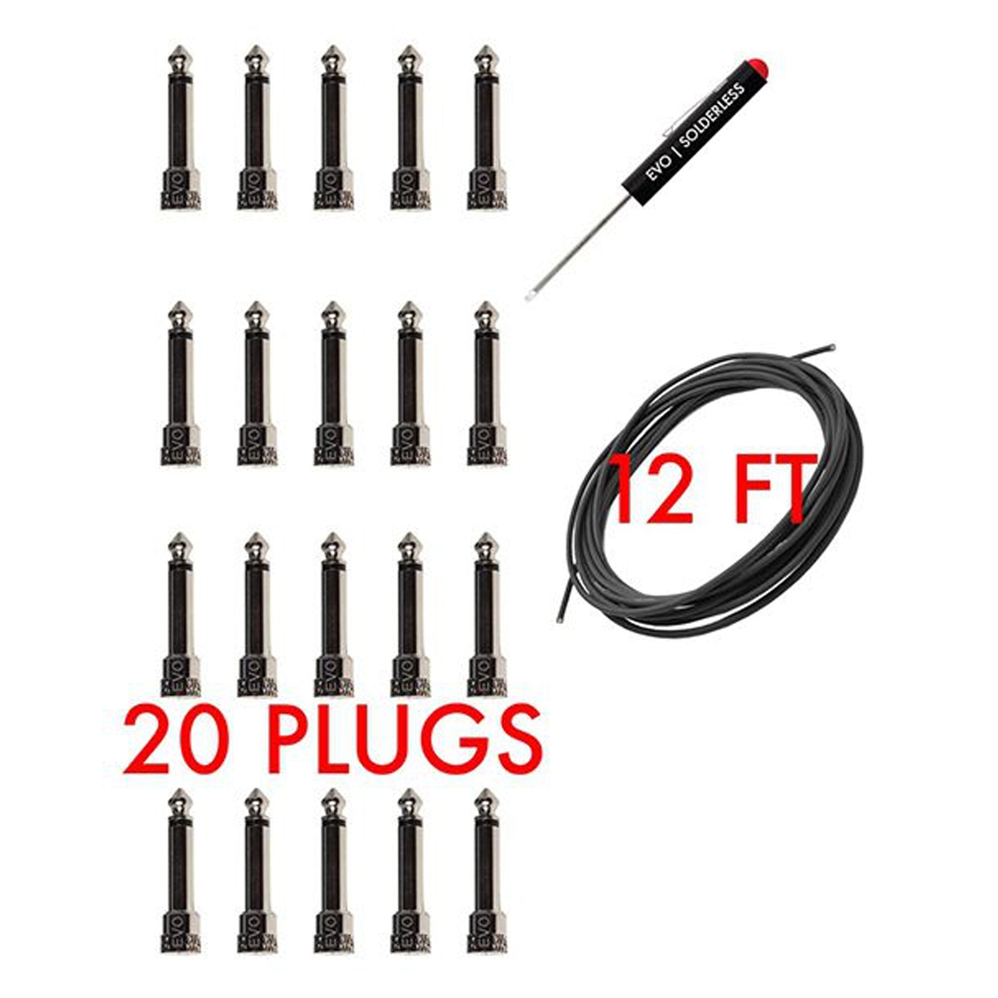Disaster Area EVO Solderless Cable Kit 20 plugs