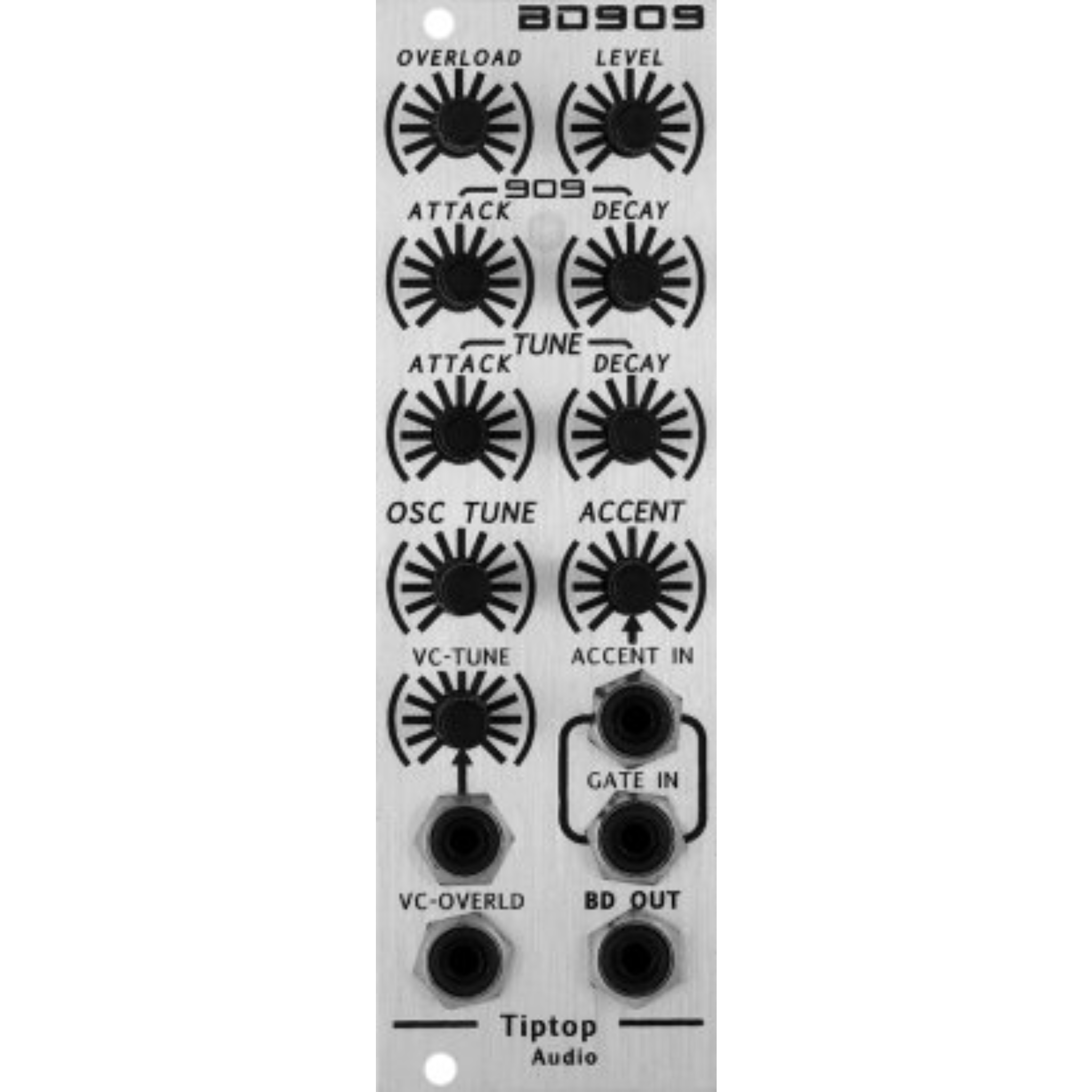 【Tiptop Audio】 BD909 Tiptop BD909 TR909 Bass Drum Generator
