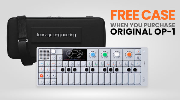 Receive a FREE Soft Case when buying the original Teenage Engineering OP-1