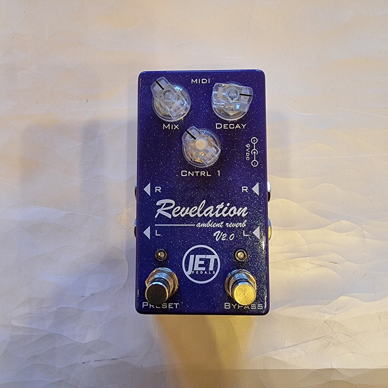 JET PEDALS REVELATION REVERB V2.0 MIDI PURPLE