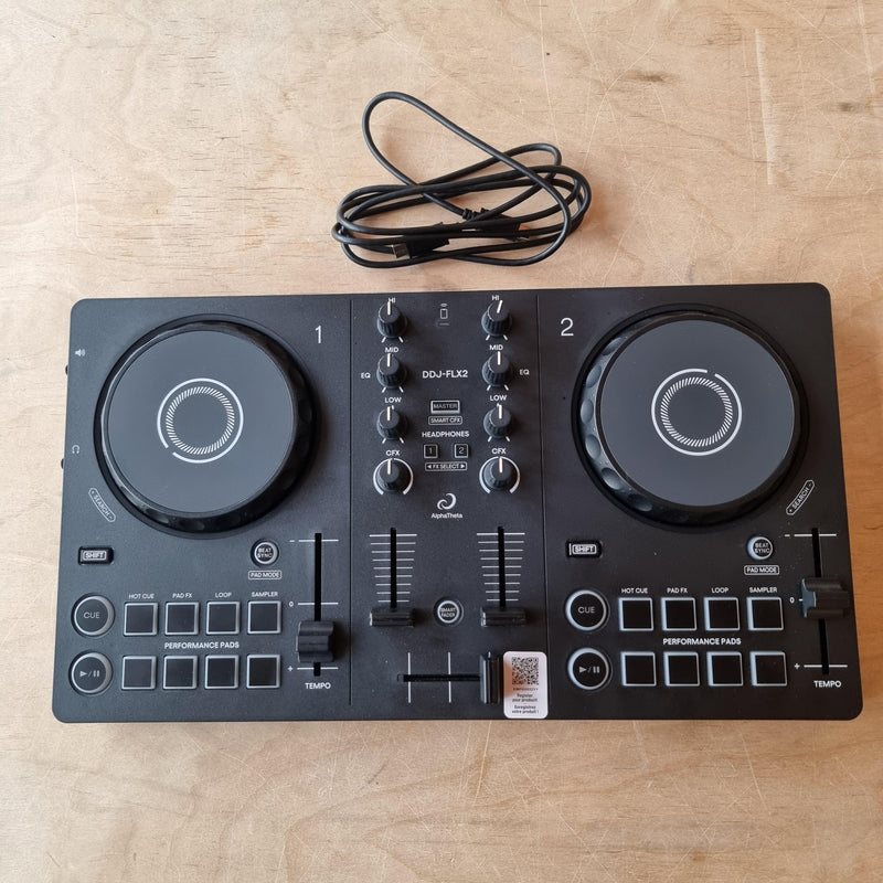 AlphaTheta DDJ FLX-2 - Compact Dj Controller