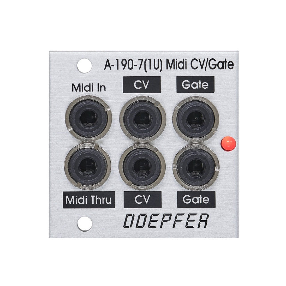 Doepfer A-190-7 1U Micro Midi CV/Gate Interface