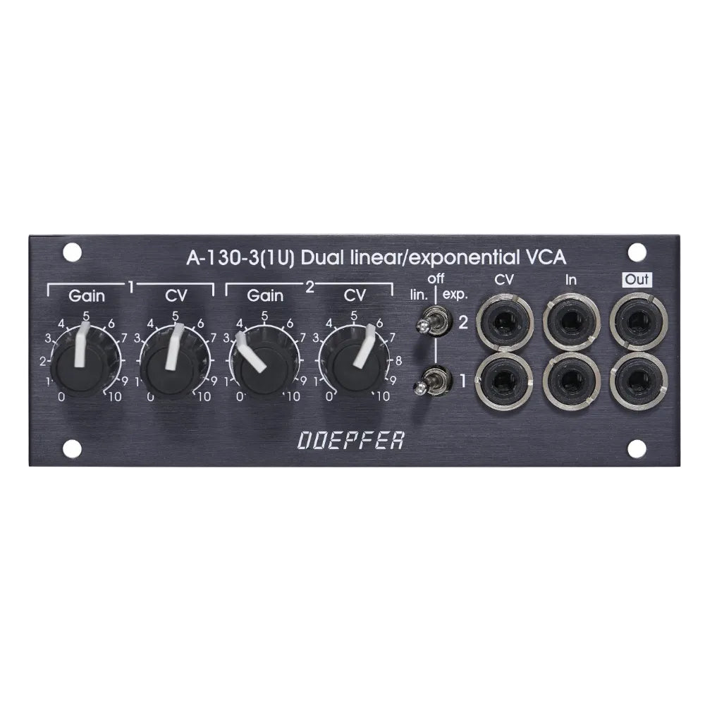 Doepfer A-130-3v 1U Dual lin/log VCA Vintage