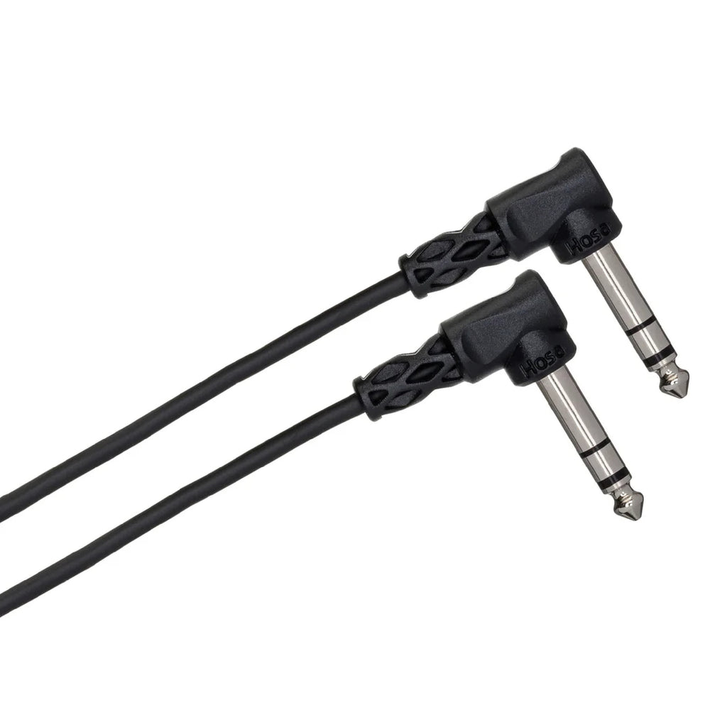 Hosa CSS-105RR Balanced Interconnect RA 1/4in TRS To 1/4in