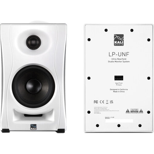 Kali Audio LPUNFW 4in 2-Way Powered Loudspeaker White (Pair)