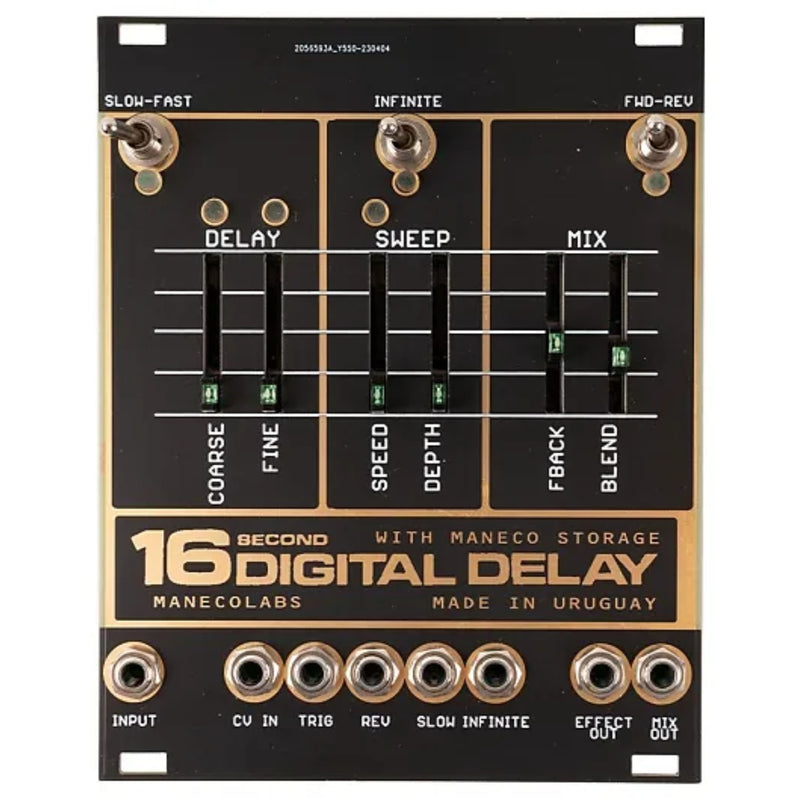 Maneco Labs 16 Seconds Digital Delay RI Looping Delay Module