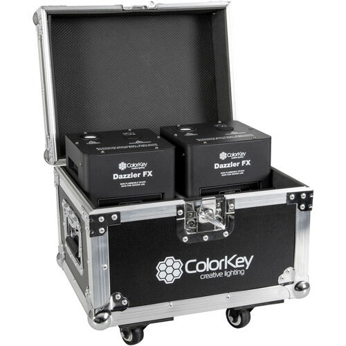 ColorKey Flight Case for 2x Dazzler FX Cold Spark Machine