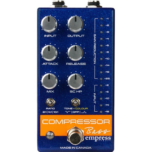 Empress Effects Bass Compressor Pedal Blue