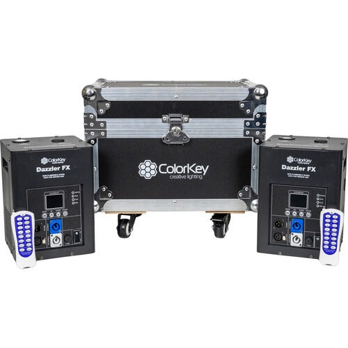 ColorKey Dazzler FX MKII 2-Pack with Case - Black