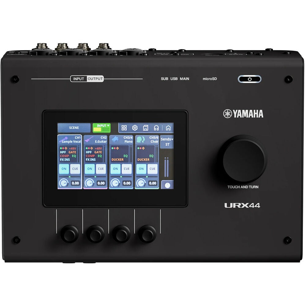 Yamaha URX44 6x4 USB-C Audio Interface - Black