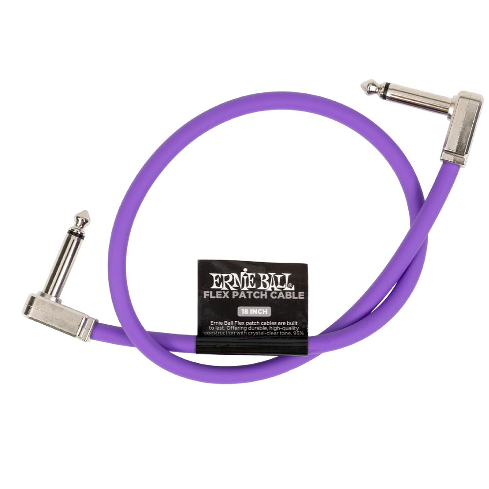 Câble de raccordement Ernie Ball 6449EB Flex Patch 18 pouces - Violet