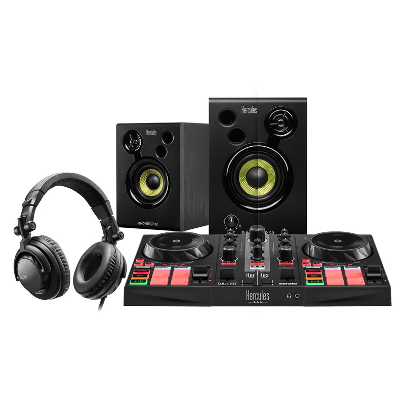 Hercules DJ Learning Kit MK2 Controller Bundle For Learning