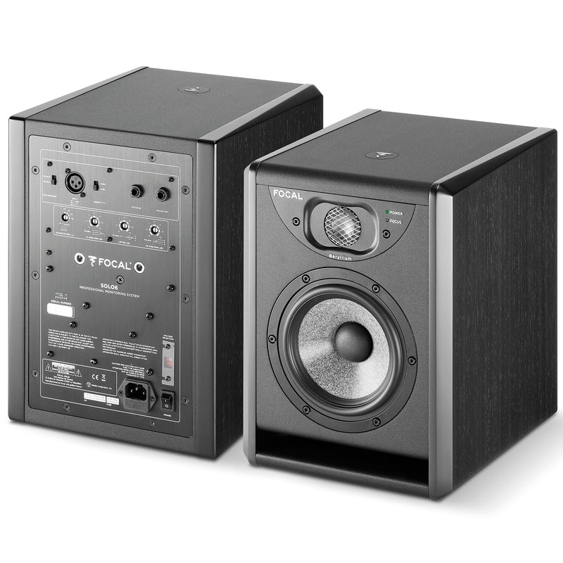 Focal Solo6 Powered 2-Way Studio Monitor Black Finish (Each)