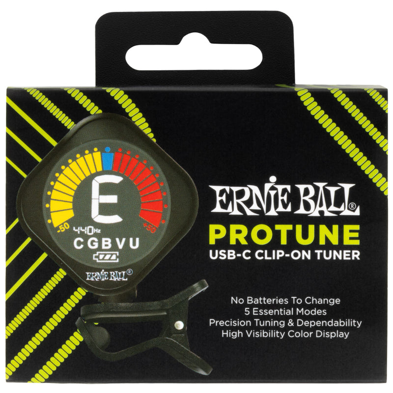 Ernie Ball EB Protune USB-C Rechargeable Tuner