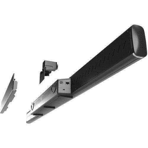 Système de microphones et de haut-parleurs Shure Stem Wall Beamforming, noir