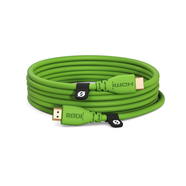 Rode 3M - 2.0 HDMI Premium Cable, (dia 6mm) - Green