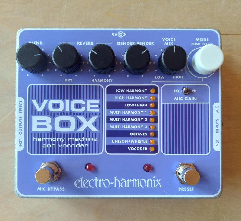 Electro-Harmonix Voice Box Harmony/Vocodor Pedal