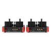 Fezz Audio Lybra MK2 Mono Tube Power Amp Pair - Burning Red - Rear View