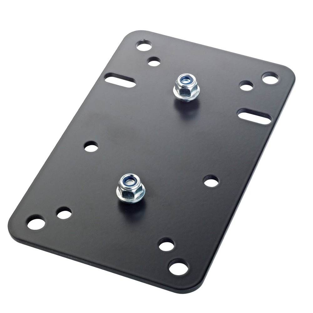 K&M 24352-Black Steel Universal Mounting Bracket