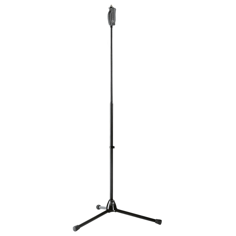 K&M 25680-BLACK HEAVY-DUTY MIC STAND with SOFT-TOUCH CLUTCH