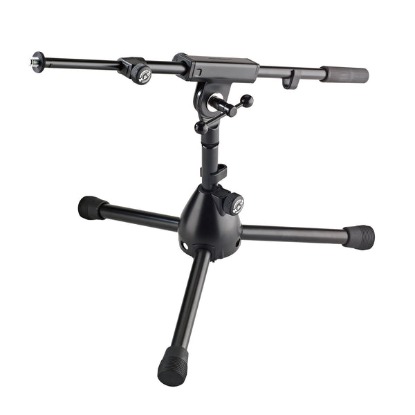 K&M 25950-Black Heavy Base Low-Level Mic Stand