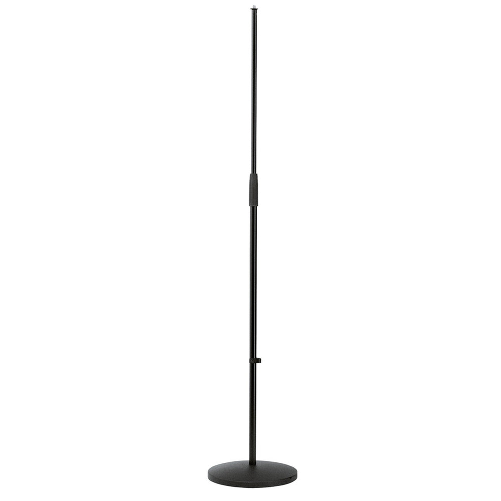 K&M 260/1-BLACK MIC STAND with REGULAR ROUND BASE