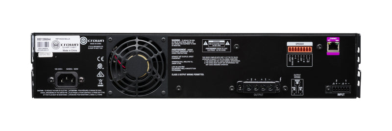CROWN CDi Drive Core 2/300 - Anlog input 2ch,300Woutput ch