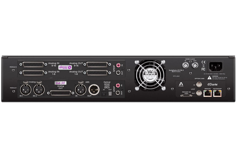 Apogee Thunderbolt/ProToolsHDX +Dante w/2 X 8X8 Mic/Line