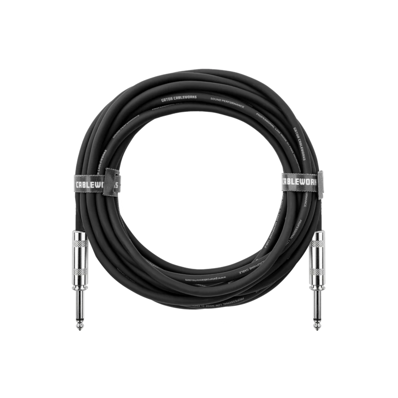 Gator GCWC-INS-20 Strt To Strt Instrument Cable 20Ft