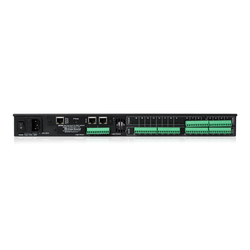 AtlasIED BB-168DT Bluebridge 16X8 Dsp Audio Processor Dante