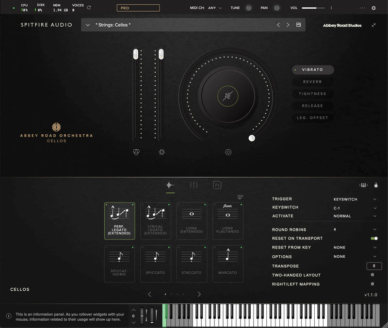 Spitfire Audio Abbey Road Orchestra: Cellos Professional