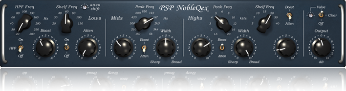 PSP NobleQ - Combines Features Of Passive Program Eq