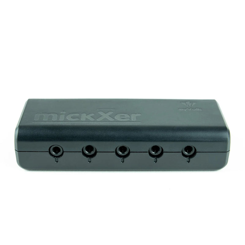 myVolts mickXer - 5-way Passive Mixer w/ Noise Filtering Red