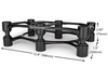 IsoAcoustics Aperta300 Isolation Speaker Stands Each - Black