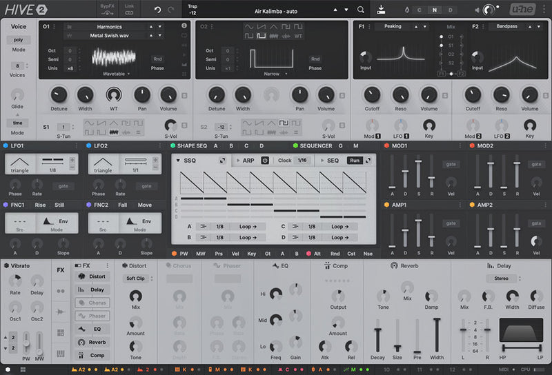 u-He Hive 2 Super Fast Super Synth for Everyone