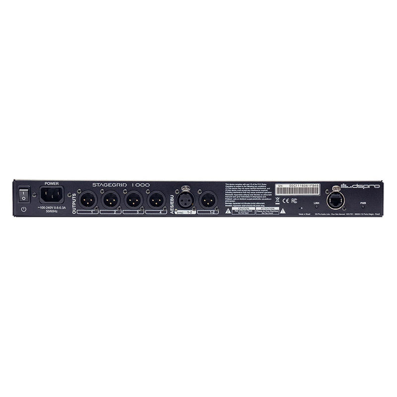 Waves DSPRO StageGrid 1000 Rack 8-In/4-Out Local I/O eMotion