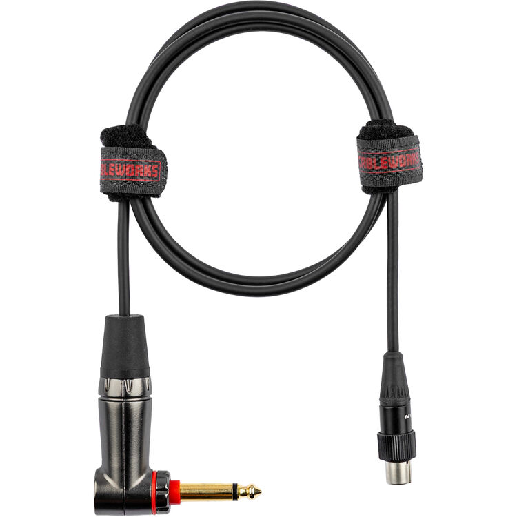 Gator GCWH-TA4F-3RAQT 1/4" Ra To Ta4F Instrument Cable 3Ft