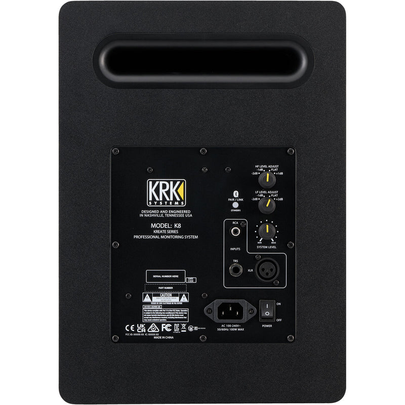 KRK Kreate 8 Powered Studio Monitor 8 inch Single - Black