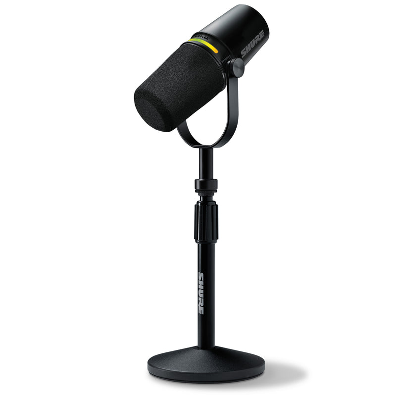 Shure MV7+-K-BNDL Xlr/USB Speech Microphone Black + Stand