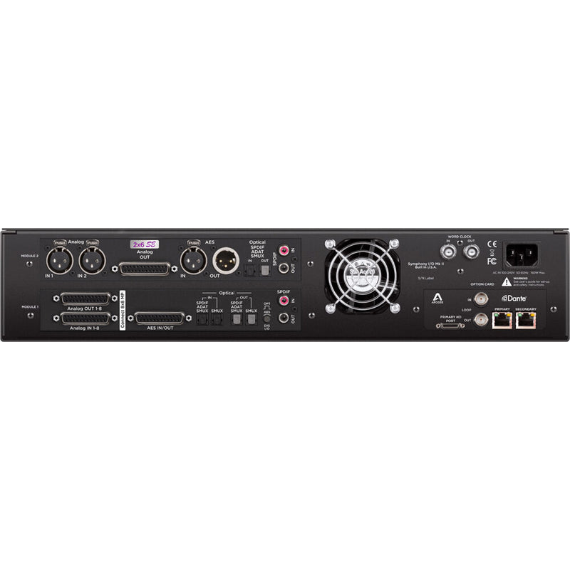 Apogee ProTools HDX + Dante Interface w/2X6 Line