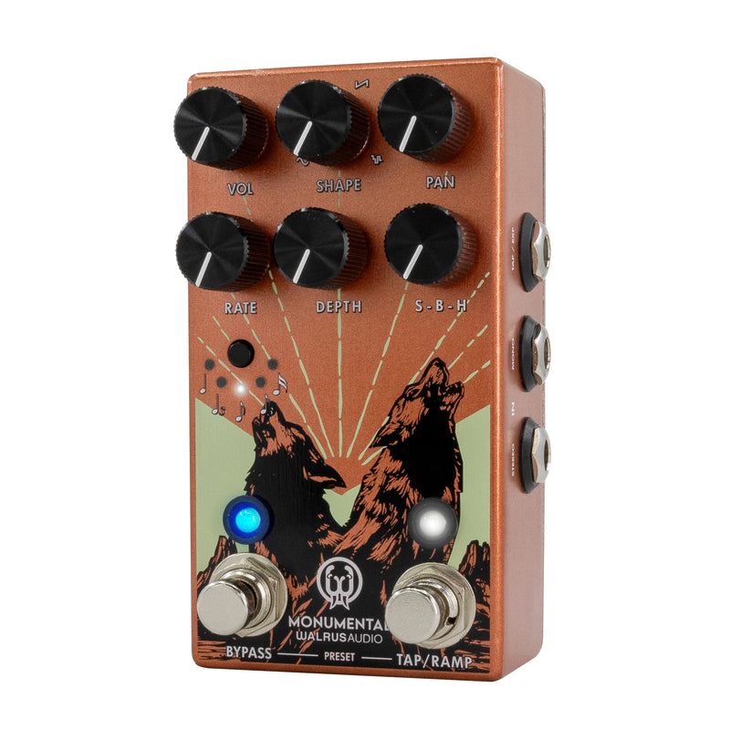 Walrus Audio Monumental Stereo Harmonic Tap Tremolo Orange