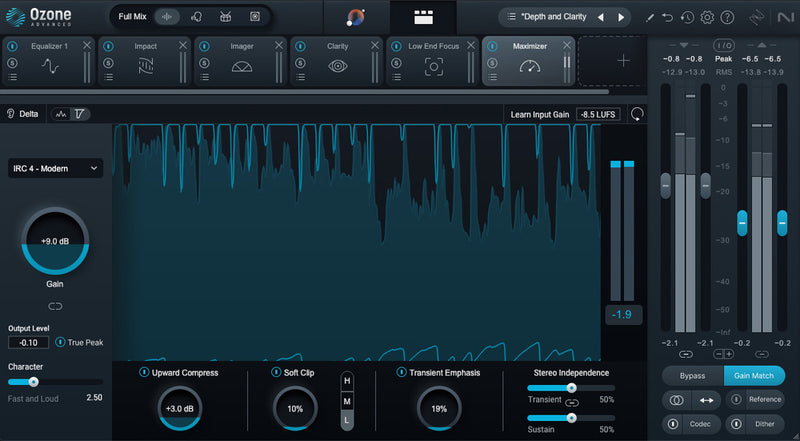 iZotope Ozone 11 Advanced: Upgrade from Ozone 11 Standard