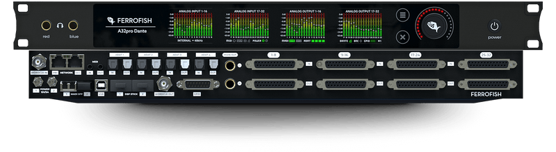 Ferrofish A 32 Pro Dante 32-Channel AD/DA Converter