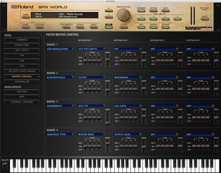 Roland SRX WORLD Key