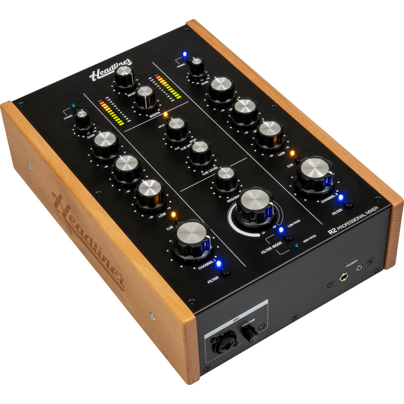 Headliner R2 - 2 Channel Rotary DJ Mixer