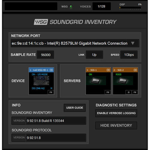 Waves SGRCK Waves SoundGrid License for VENUE Series