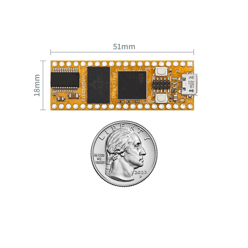 Electrosmith Daisy Seed 65MB w/ Headers - Audio Dev Board